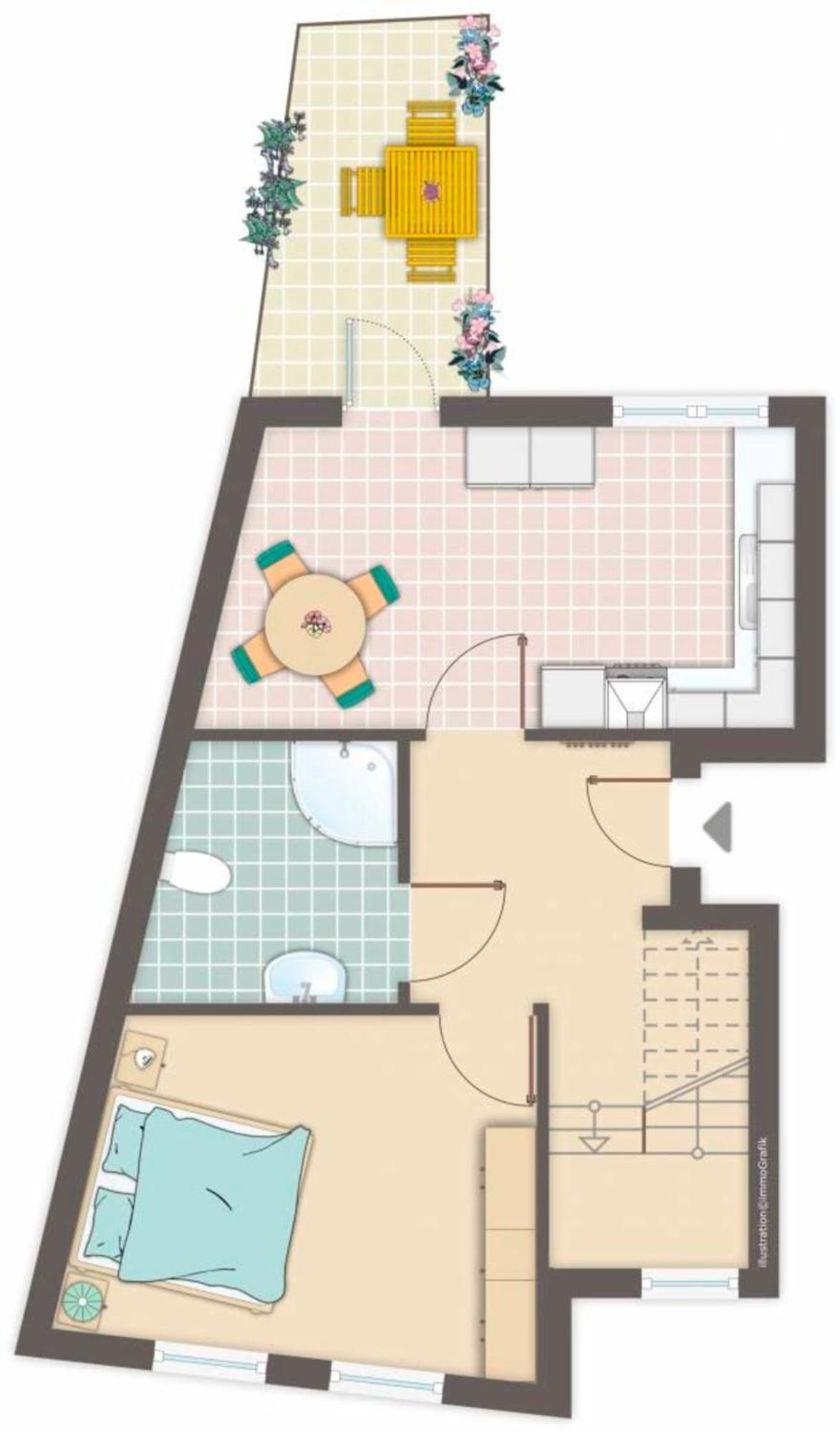 Ferienwohnung "Humburg", Strand Und Stadt 엑케른포르데 외부 사진
